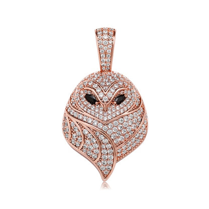 Iced Owl Pendant