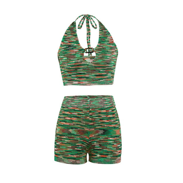 Candy Color Tank Top & Shorts Set