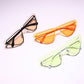 Triangle Rimless Sunglasses