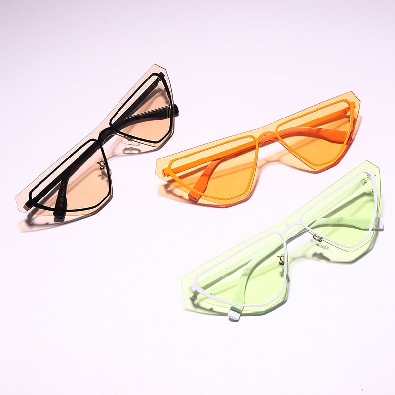 Triangle Rimless Sunglasses