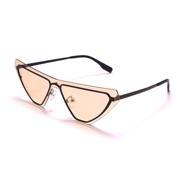 Triangle Rimless Sunglasses