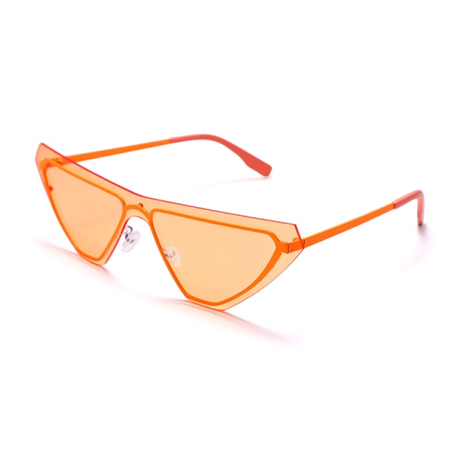 Triangle Rimless Sunglasses