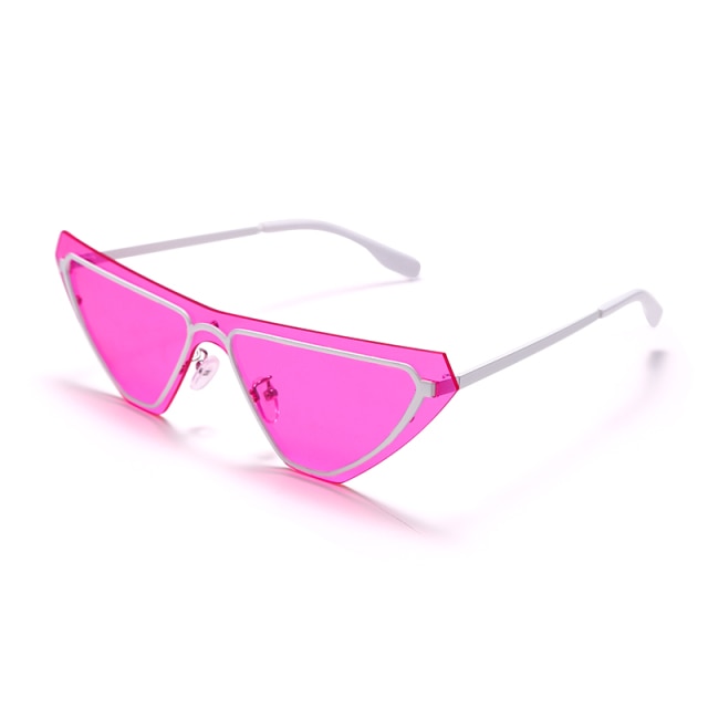Triangle Rimless Sunglasses