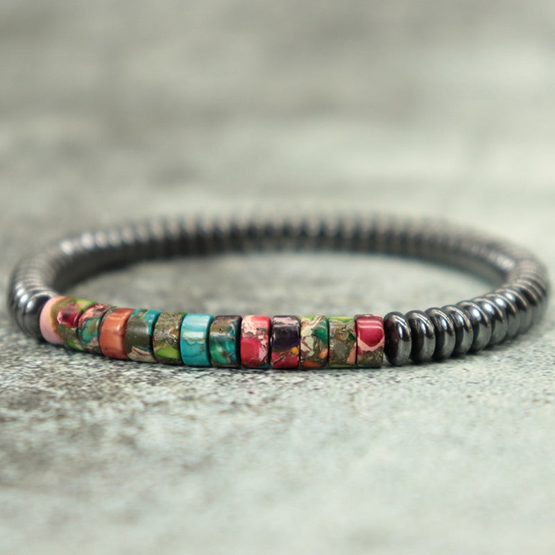 Natural Art Stone Bracelet