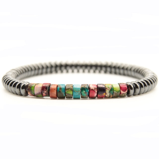 Natural Art Stone Bracelet
