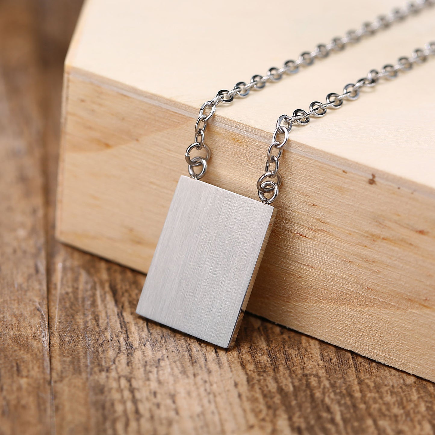 Mini Cross Tag Necklace