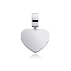 Heart-Shaped Photo Pendant