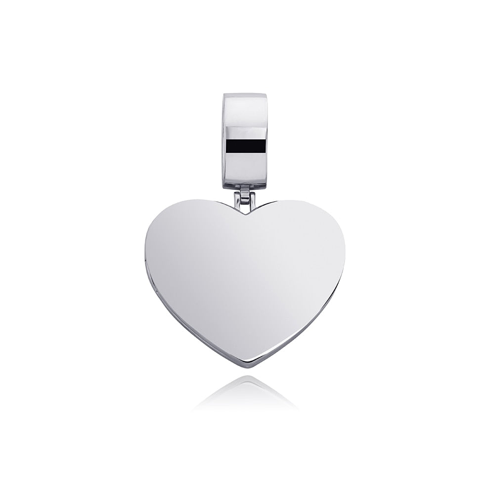 Heart-Shaped Photo Pendant