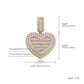 Heart-Shaped Photo Pendant