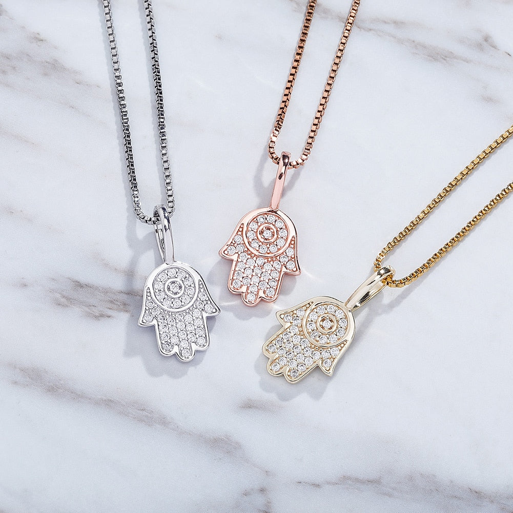 Iced New Hand Pendant