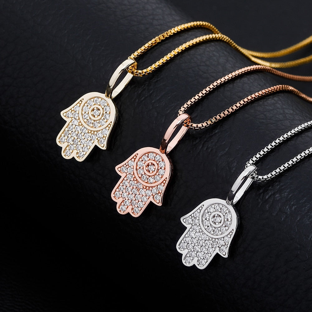 Iced New Hand Pendant