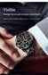 OUPINKE Top Luxury Watch Automatic Mechanical Mens Watch 50M Waterproof Sapphire Mirror Original Wristwatch