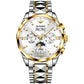 OUPINKE Top Luxury Watch Automatic Mechanical Mens Watch 50M Waterproof Sapphire Mirror Original Wristwatch