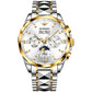 OUPINKE Top Luxury Watch Automatic Mechanical Mens Watch 50M Waterproof Sapphire Mirror Original Wristwatch