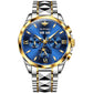 OUPINKE Top Luxury Watch Automatic Mechanical Mens Watch 50M Waterproof Sapphire Mirror Original Wristwatch