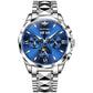 OUPINKE Top Luxury Watch Automatic Mechanical Mens Watch 50M Waterproof Sapphire Mirror Original Wristwatch