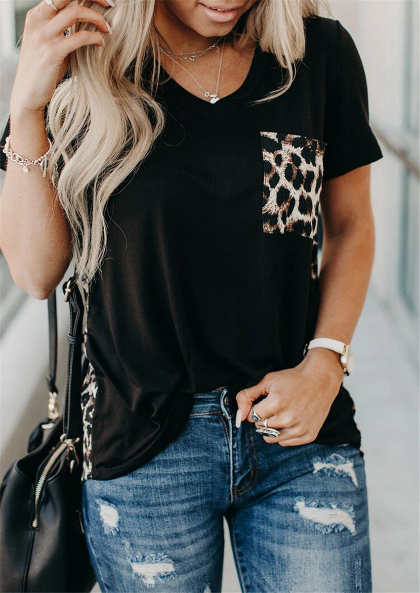 Leopard Pocket T-Shirt