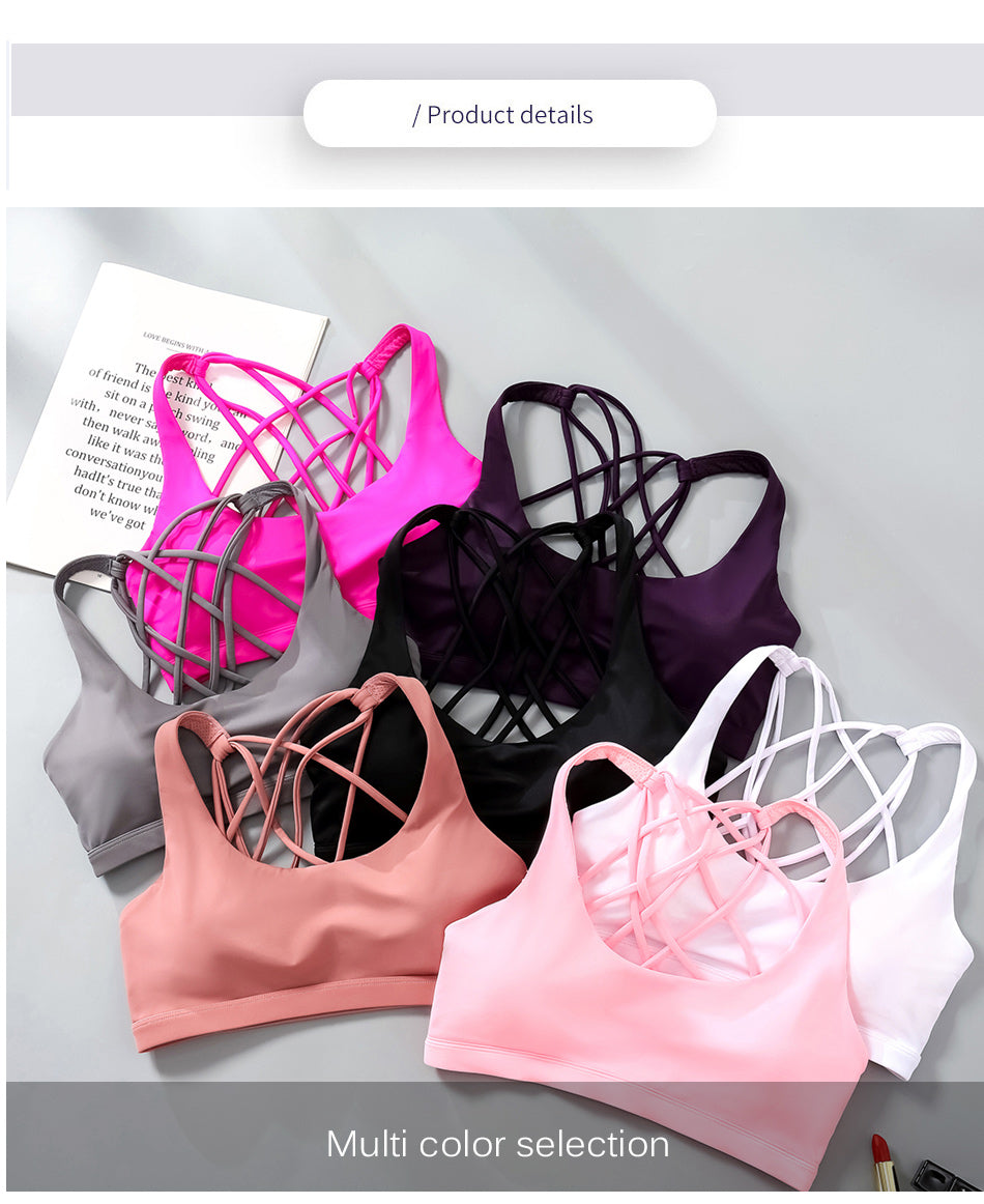 2(x)ist Criss-Cross Wire-Free Sports Bra, XL, Pink Glow : :  Clothing, Shoes & Accessories
