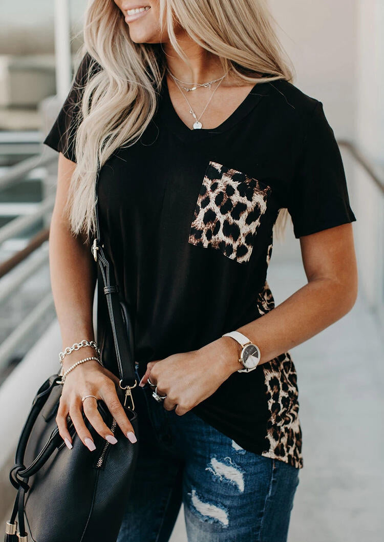 Leopard Pocket T-Shirt
