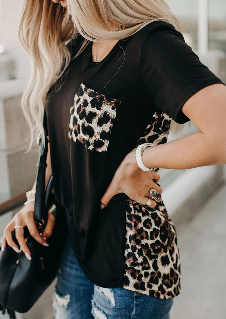 Leopard Pocket T-Shirt