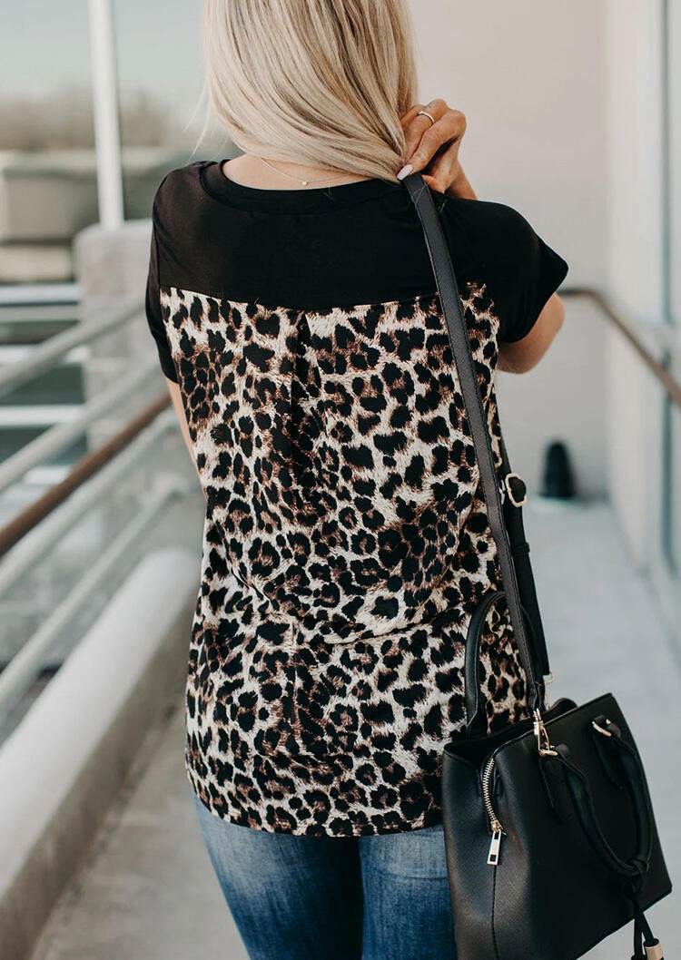 Leopard Pocket T-Shirt