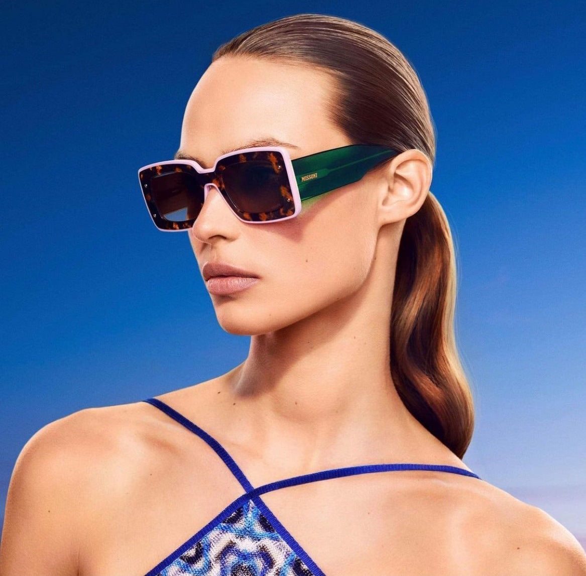 Thick Frame Square Sunglasses