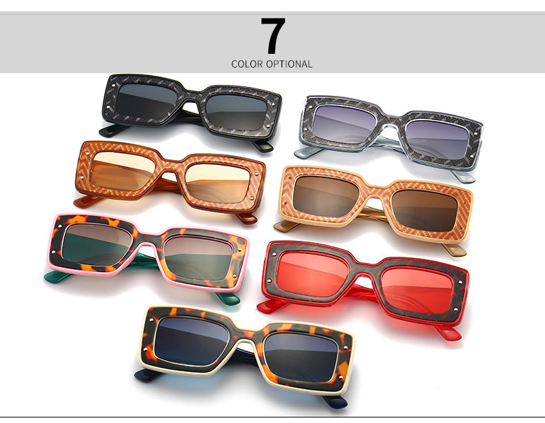 Thick Frame Square Sunglasses