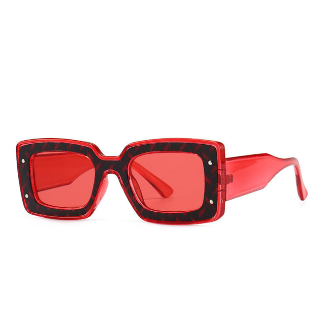 Thick Frame Square Sunglasses