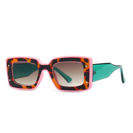 Thick Frame Square Sunglasses