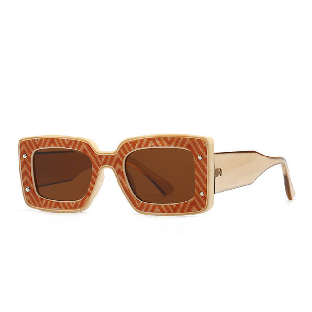 Thick Frame Square Sunglasses