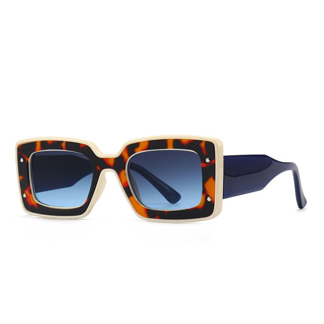 Thick Frame Square Sunglasses