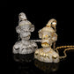 New Iced Out Ape Pendants With Necklace Chain