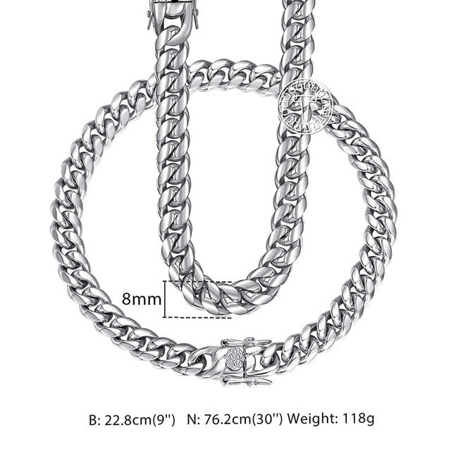 Miami Cuban Link Jewelry Set