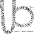 Miami Cuban Link Jewelry Set