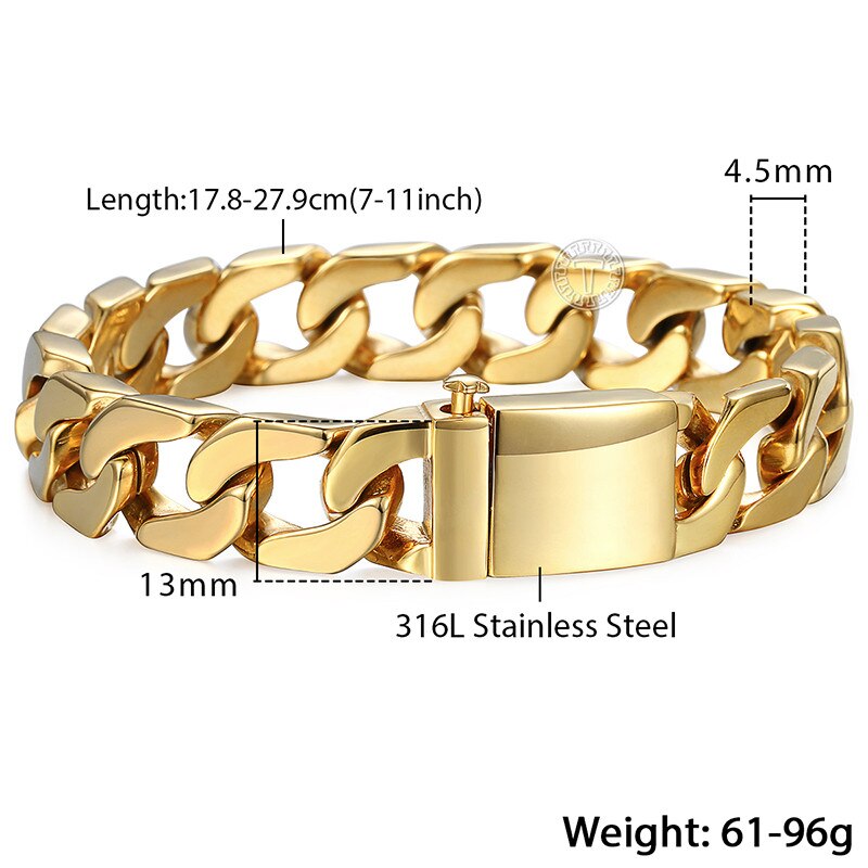 Gold Cuban Link Bracelet