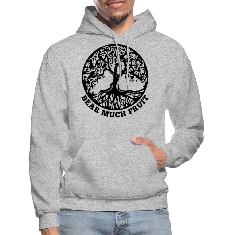 Hoodie - Black Graphic - Bear Much Fruit