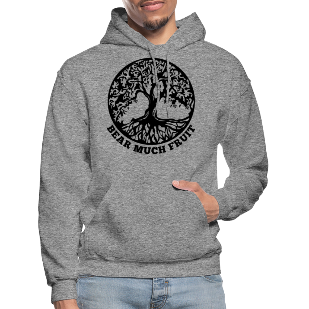 Hoodie - Black Graphic - Bear Much Fruit