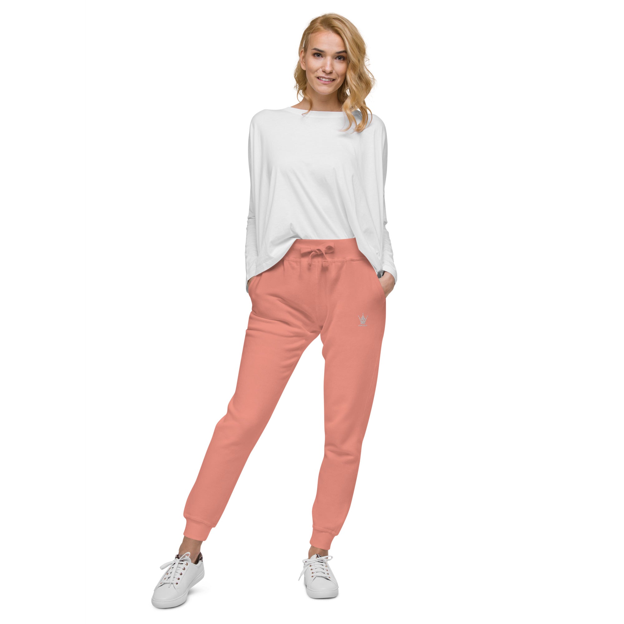 Salmon Emblem Fleece Sweatpants