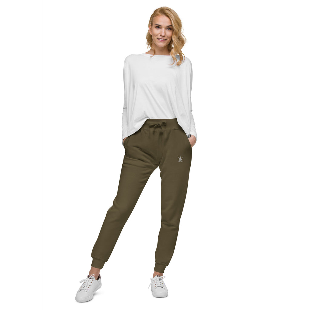 Olive Emblem Fleece Sweatpants