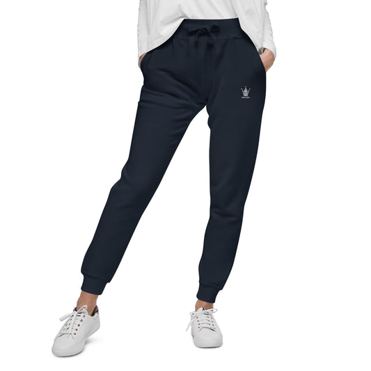Midnight Blue Emblem fleece sweatpants