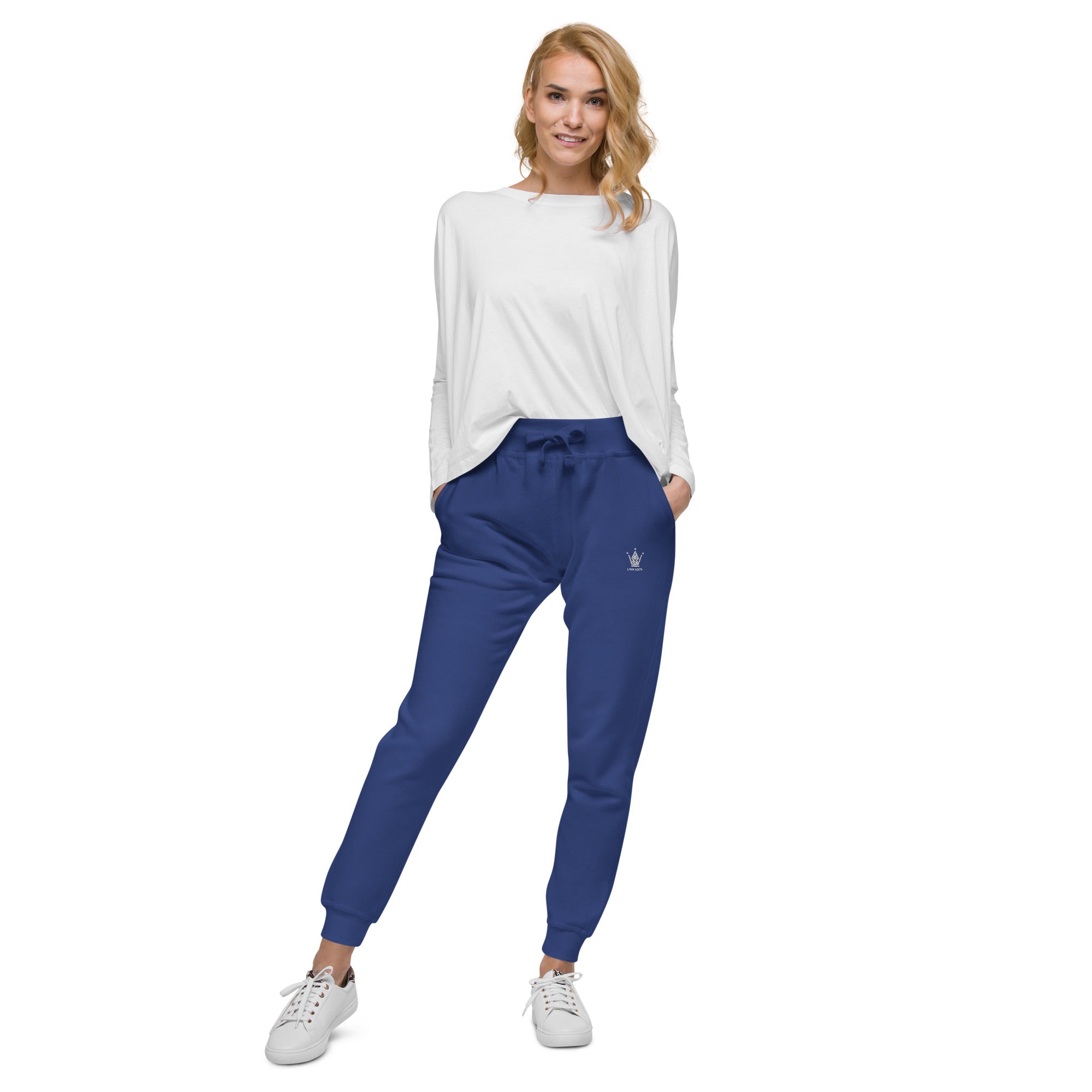 Ocean Blue Fleece Sweatpants