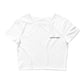 All White Liv'n Legacy Crop Tee