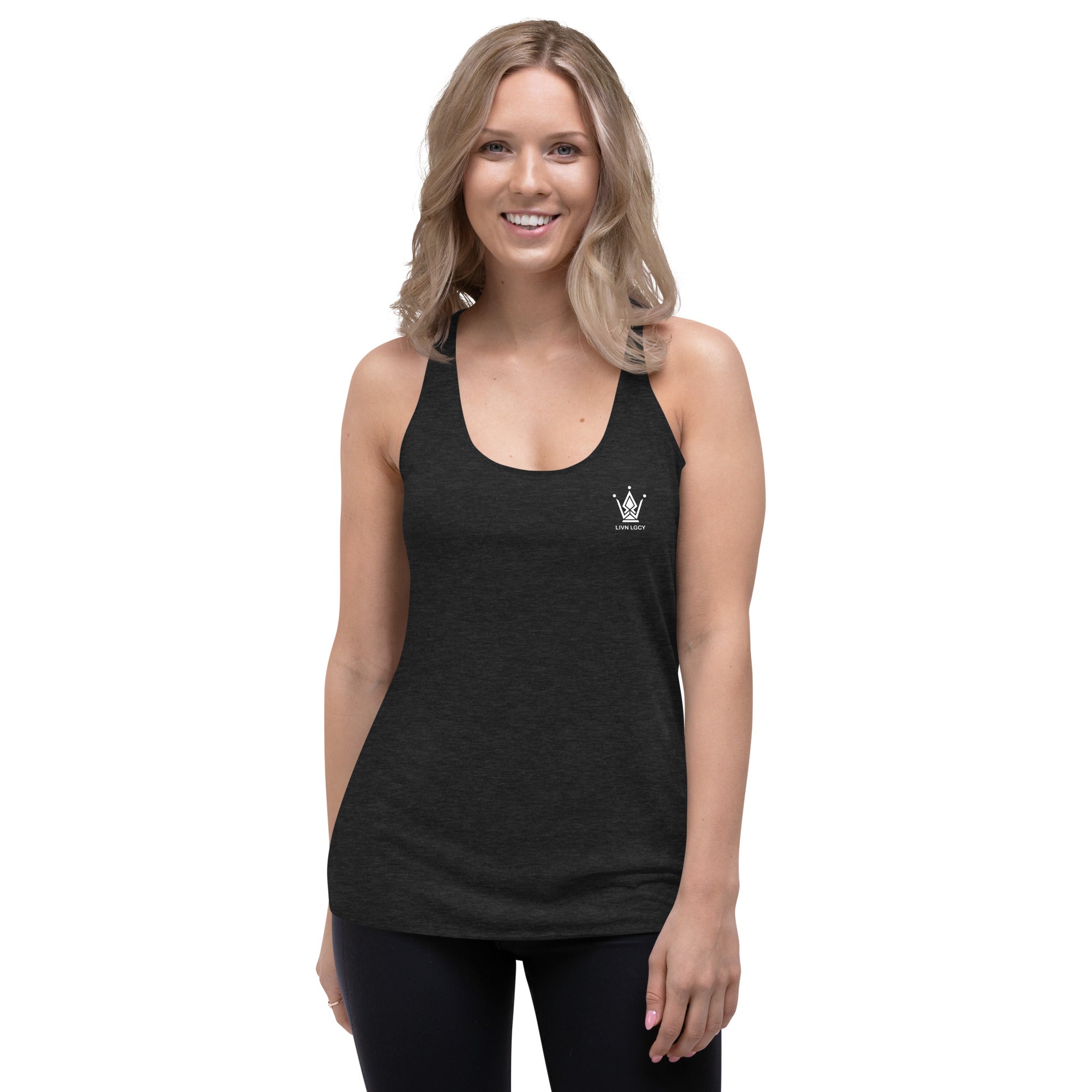 Charcoal Grey Emblem Tank